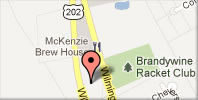 Google Map Directions to Brandywine Racquet Club